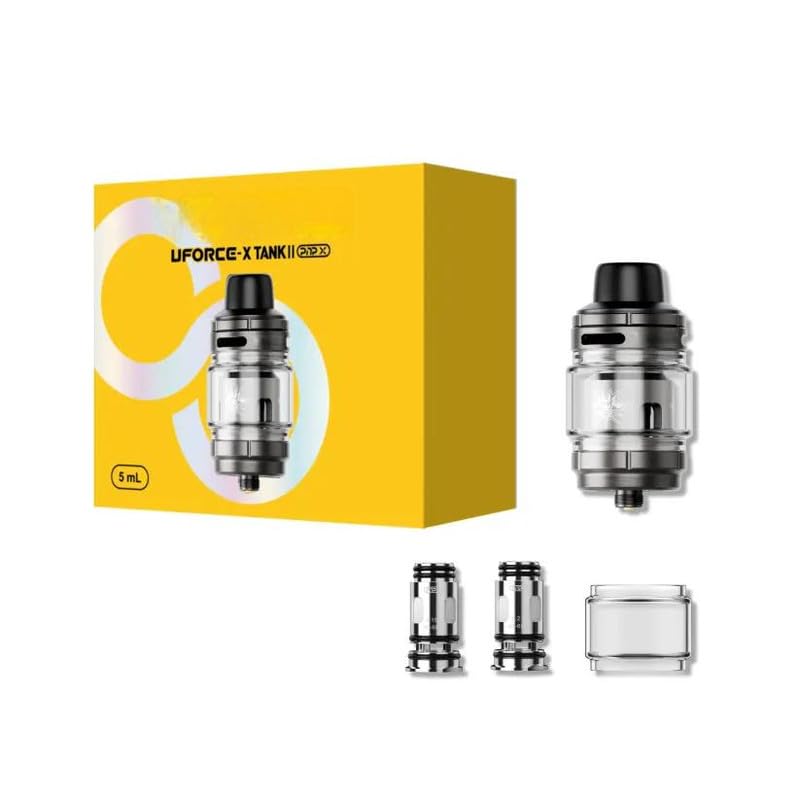 Atomizzatore UFORCE-X Tank II aggiornato (serie PnP X): dotato di sistema di riempimento superiore a vite anti-perdita, flusso d'aria a triplo canale 