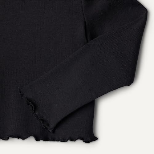 Image of Amazon Essentials Girls and Toddlers' Long-Sleeve Cropped Rib Top