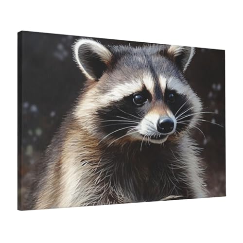 Toile de raton laveur impression poster mural suspendre 40x61