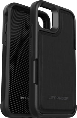 LifeProof Flip Series Drop Protection Protective Mobile Phone Wallet Case for iPhone 11 Pro, Dark Night