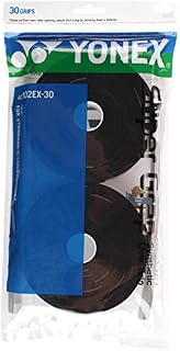 YONEX Super GRAP 30-Pack Racket Grips, Black