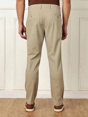 Image of Thomas Scott Men's | Solid | Regular Fit | Premiun Cotton | 4 Pocket | Formal wear Trouser | Casual Chino | Pants for Men