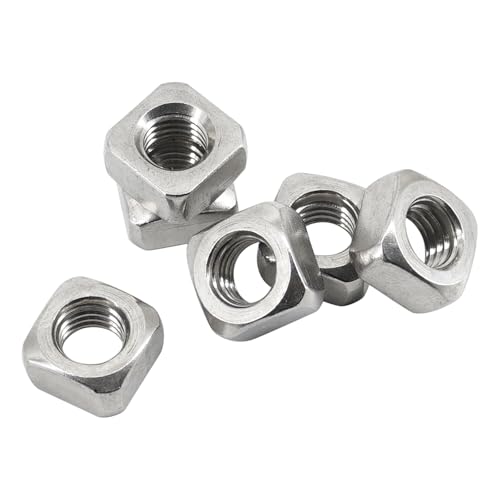 M12 Square Nut 304 Stainless Steel Thread Nut (Pack of 10) - Image 4