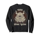 Photo Gallery 1989 birth of the norse legend - viking 35th birthday felpa Photo Gallery 1989 birth of the norse legend - viking 35th birthday felpa
