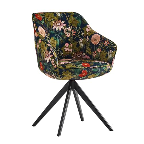 B&D home® Esszimmerstuhl Pandora drehbar – gepolsterter Schalenstuhl mit...