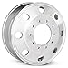 For 2005-2025 Dodge Ram 5500 19.5 Inch Machined with Clear Coat Silver Rim - OE Direct Replacement - Road Ready Car Wheel