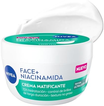 NIVEA Face+ Crema facial matificante con niacinamida, 100 ml