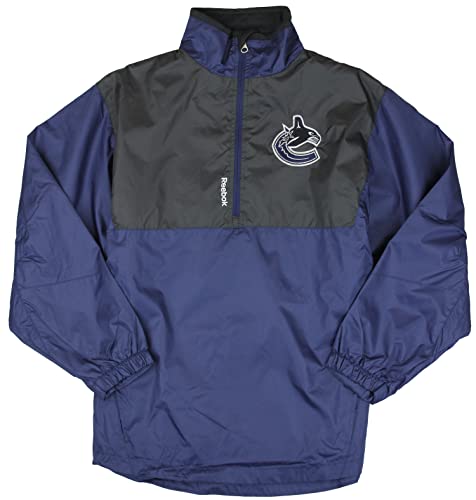 Vancouver Canucks NHL Big Boys Craftman Hot Jacket - Navy Blue2