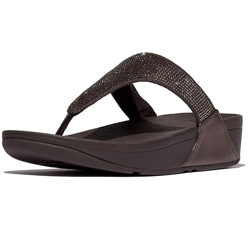 Image of FitFlop Women's Lulu Crystal Toe-Post Sandal