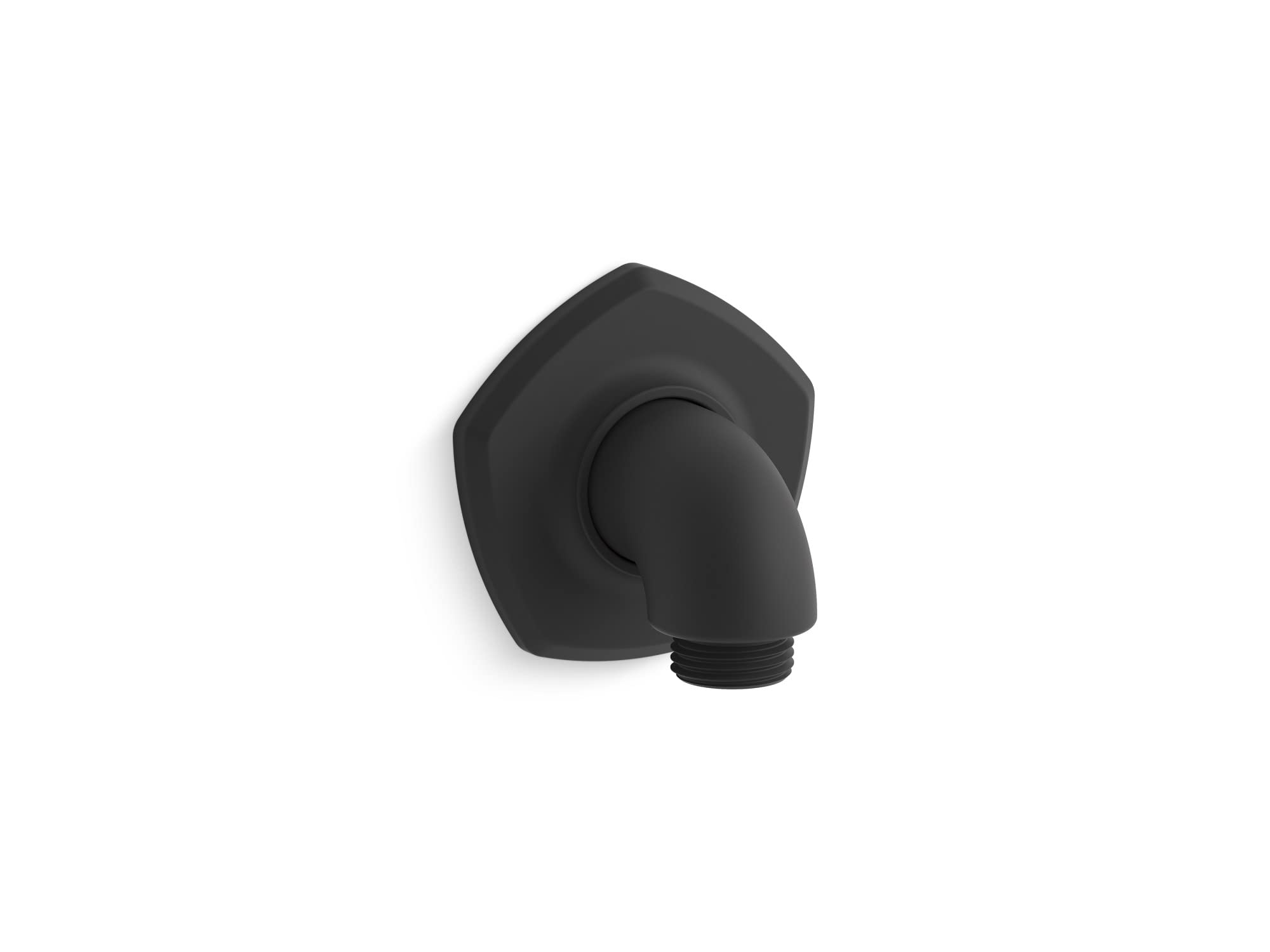 Kohler 27053-BL Ocasión Codo de suministro de montaje en pared, negro mate