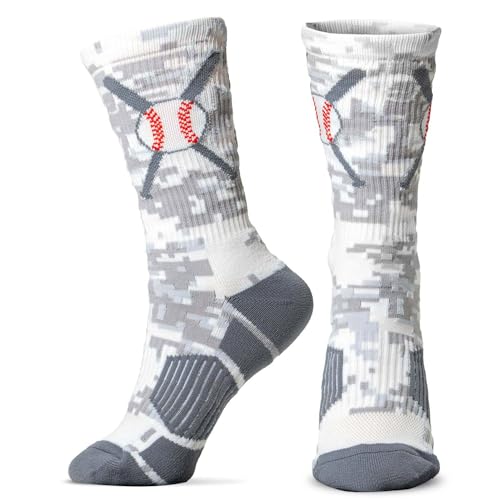 ChalkTalkSPORTS Baseball Performance Crew Socks - Crossed