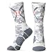 ChalkTalkSPORTS Baseball Socks - Mid-Calf Crew Socks for Baseball Players - Crossed Bats - DIgital Camo - Youth