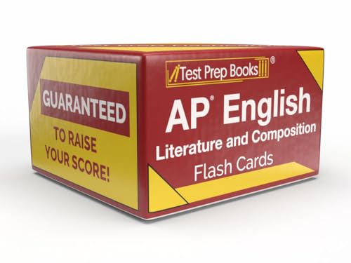 Image of AP English Literature and Composition Study Cards 2026-2027: AP English Lit and Composition Prep and Practice Test Questions [Full Color Cards]
