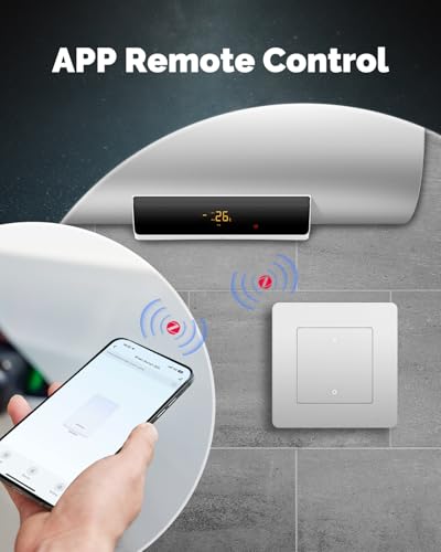 MOES ZigBee 20A Warmwasserbereiter Smart Switch, Timer-Steuerung, Tuya Smart Alexa/Google Home Sprachsteuerung, ZigBee Signalwiederholer, benötigt ZigBee Hub - Grau