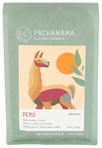 Pachamama Coffee Organic Peru San Martin Whole Bean Coffee miniatura 1