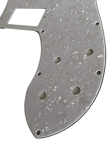 Pickguard personnalisé pour guitare Fender Professional Telecaster Deluxe Style Shawbucker (4 plis blanc nacré) - Les Beatles, Paul McCartney, John Lennon, RIngo Starr, George Harrison Pickguard personnalisé pour guitare Fender Professional Telecaster Deluxe Style Shawbucker (4 plis blanc nacré) – Image 5