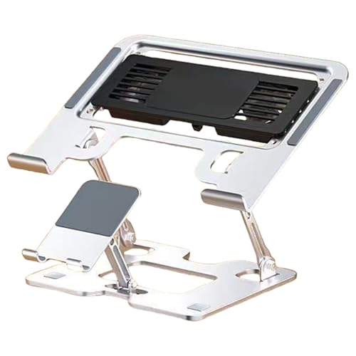 Support PC et téléphone en acier carbone réglable en hauteur et silencieux