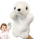 Hand Puppets, Sea Lion Plush Large Cute Hand Puppet & Soft Interactive...