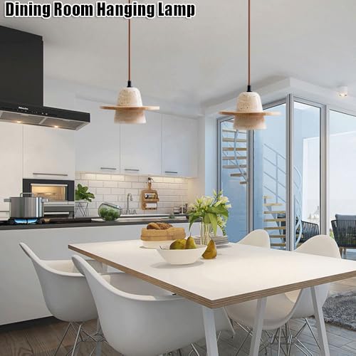 Lampe suspendue à tête unique en marbre pour illuminer vos repas - 6