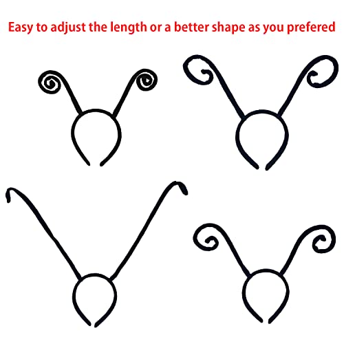 image for Liatunou Butterfly Antenna Headband Moth Bug Antenna Headband Accessor