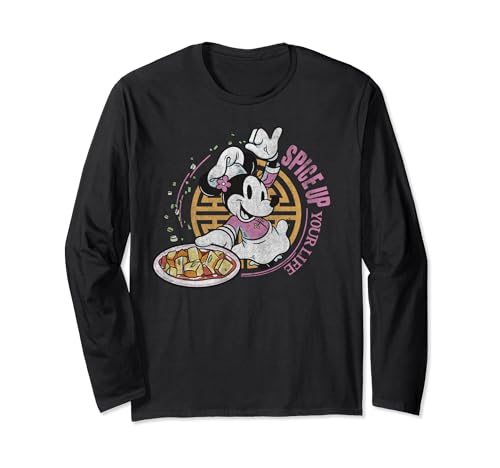 Minnie Mouse T-shirt Disney manches longues Year Of The Mouse noir