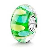 Material: Muranoglas | Metall: Hülse aus 925 Sterling Silber mit Stempel