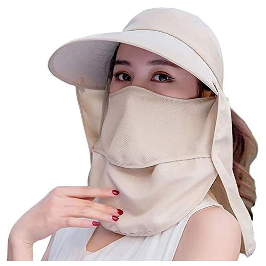 DRIONO Wide Brim Sun Hat – Multifunctional UPF 50 Protection Bucket Fishing Cap Khaki