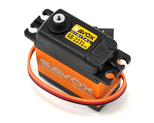 Servo Savox SB-2231SG 40kg 7.4V brushless pour voiture RC et avion