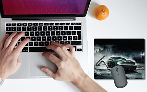 woopme® Car Theme Printed Mouse Pad Compatible for Laptop Computer Desktop PC Girls Kids Gaming Non Slip Rubber Base L x H 24 x 20 CMS - Image 4