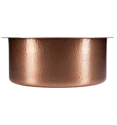 Thompson Traders Pu-1708Brn Hammered Nickel Napoli Bar/Prep Sink #TOP2