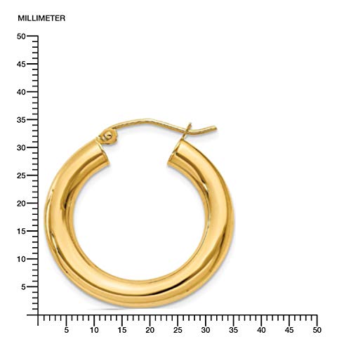 Orecchini in oro giallo 585 da 14 carati ad alta