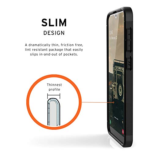 Urban Armor Gear Uag Designed For Samsung Galaxy A20/A30 Case Rugged Shockproof Thin Protective Cover, Scout [Black] #TOP4