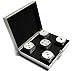 Produktbild SmartDealsPro 5 in 1 Aluminium Legierung massivem Metall Tisch Board Game Tragbare Dice Set Travel Case Deluxe Geschenk