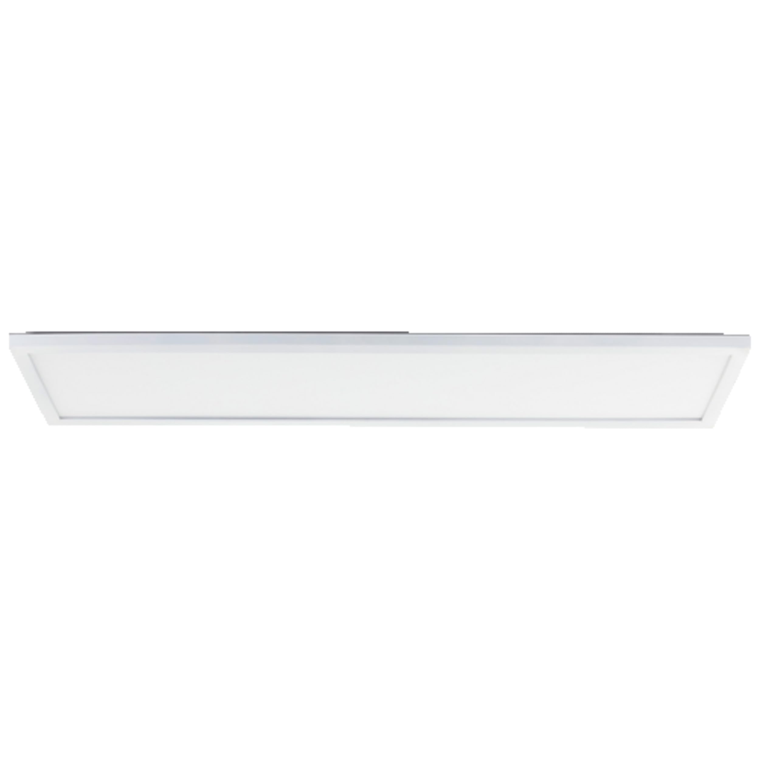 Brilliant LED Deckenleuchte Lumaro, 3200 Lumen, 4000 Kelvin, 96x25 cm, flache Aufbauleuchte, Kunststoff, weiß, rechteckige Form, IP44 geeignet für Badezimmer, Küche, Flur, Hauswirtschaftsraum | Feuchtraumgeeignete Deckenleuchte für Bad, Küche und Flur, la