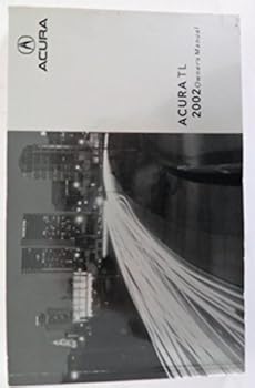 Paperback 2002 Acura TL Owners Manual Book