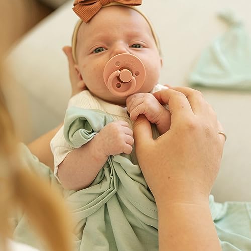 Image of Little Unicorn Premium Stretch Knit Swaddle Blanket | Super Soft with Optimal Stretch & Breathability for swaddling (Frost Green)