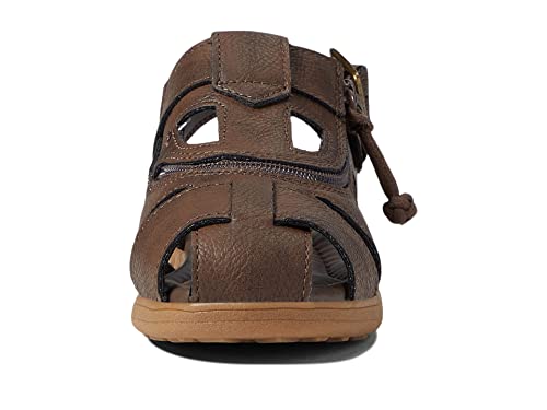 Billy Footwear Kids Sandal Close Sandals For Little, And Big Kids - Man-Made Lining With Buckle Closure, Zippered Closure, And Closed Round Toe Designbrown 4 Big Kid M #TOP4