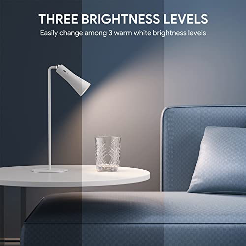 Led Table Lamp, Multifunctional Desk Lamp With 2 Magnetic Balls, 360° Eyes Caring Cordless Wall Light Reading Lamp Bedside Lamp, 3 Brightness Levels, Rechargeable Reading Light For Home Office Bedroom #TOP3