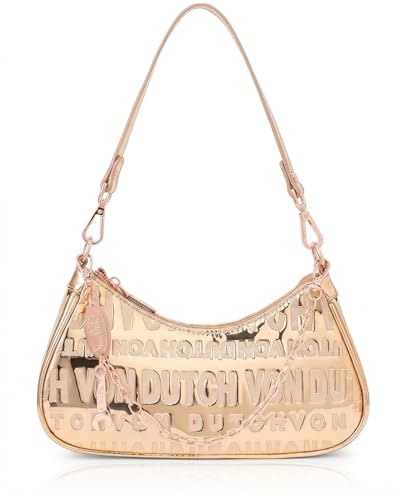 Von Dutch �����p�X���[���V�����_�[�o�b�O�A���B�[�K�����U�[Y2K�p�[�X�A�`�F�[���X�g���b�v�ƃt�@�X�i�[�J�B, ���[�Y�S�[���h, One Size