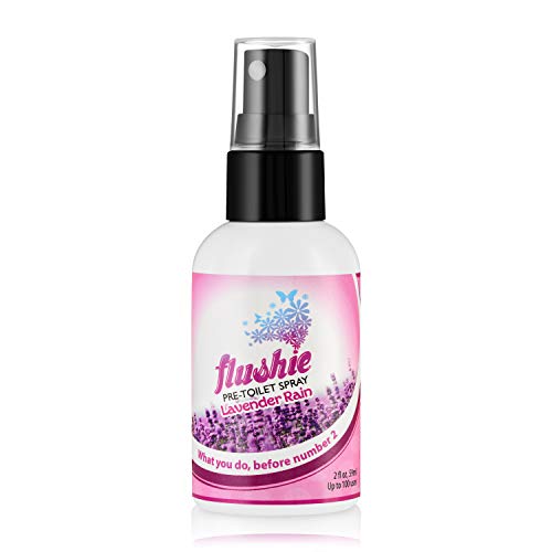 Flushie Pre-Toilet Spray, Lavender, Travel Size, Poop Spray, 2oz 1pack