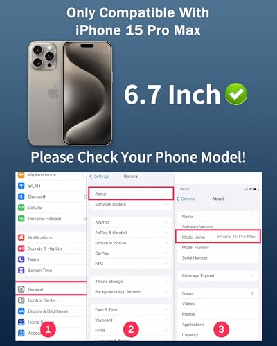 Image of 2 Pack Privacy Screen Protector for iPhone 15 Pro Max Tempered Glass Anti-Spy 15ProMax Gradient Colorful Anti Bluelight Easy Installation Frame Full Coverage Anti-Scratch (6.7 inch Blue)