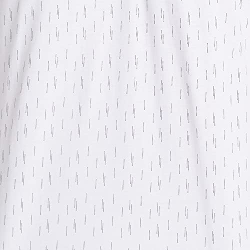 Image of Park Avenue Men's Pure Cotton Print Pattern Slim Fit Rib Collar Polo Neck Half Sleeve Casual T-Shirt