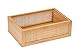 WENKO Badablage Allegre L, dekorative Ablage im trendigen Boho-Style aus hochwertigem Bambus und Rattan-Geflecht, zur praktischen Aufbewahrung von Badutensilien oder Accessoires, 22 x 7 x 15 cm, Natur