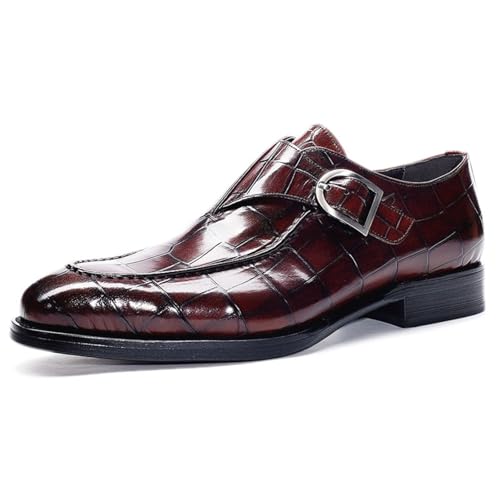 YZABEL Men's Faux Patent Leather Tuxedo Dress Shoes Leather Formal Business Oxford Shoes Business Work Dress Shoes