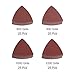 HARFINGTON 100pcs Triangular Hook & Loop Sandpapers 600/800/1000/1200 Grits 3-1/8