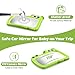 2-in-1 Baby Car Mirror with Lights & Soft Sounds, Cry Detector, Clear Night View, 360° Rotation, Shatterproof, Rear Facing Baby Car Seat Mirror with Remote Control, Perfect Baby Shower Gifts (Green)