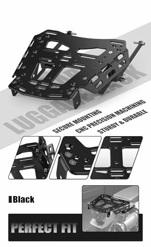 Porte-Bagages Arrière pour Suzuki DR650 Structure Renforcée Haute Résistance - 2