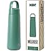 KOR Melrose 20oz Double Wall Insulated Water Bottle - Keeps Beverages Hot for 12hrs, Cold for 24hrs - Stainless Steel Design - Contoured Perfect Spout for Drinking