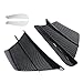 Srliya Aerodynamic Wing Glossy Carbon Fiber Style Side Fairings Winglets Universal Fit, Made of ABS Material, Customized for Original Car Size