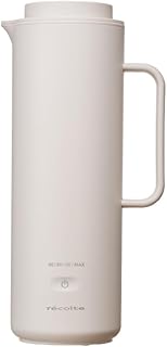 recolte レコルト スマートケトル スリム 海外対応 電気ケトル スマート ケトル 300W 軽量 タンブラー型 温度設定 持ち運び ポット 湯沸かし 保温 オフィス 旅行 出張 一人用 シンプル おしゃれ 電源コード付 REK-1 ホワイト